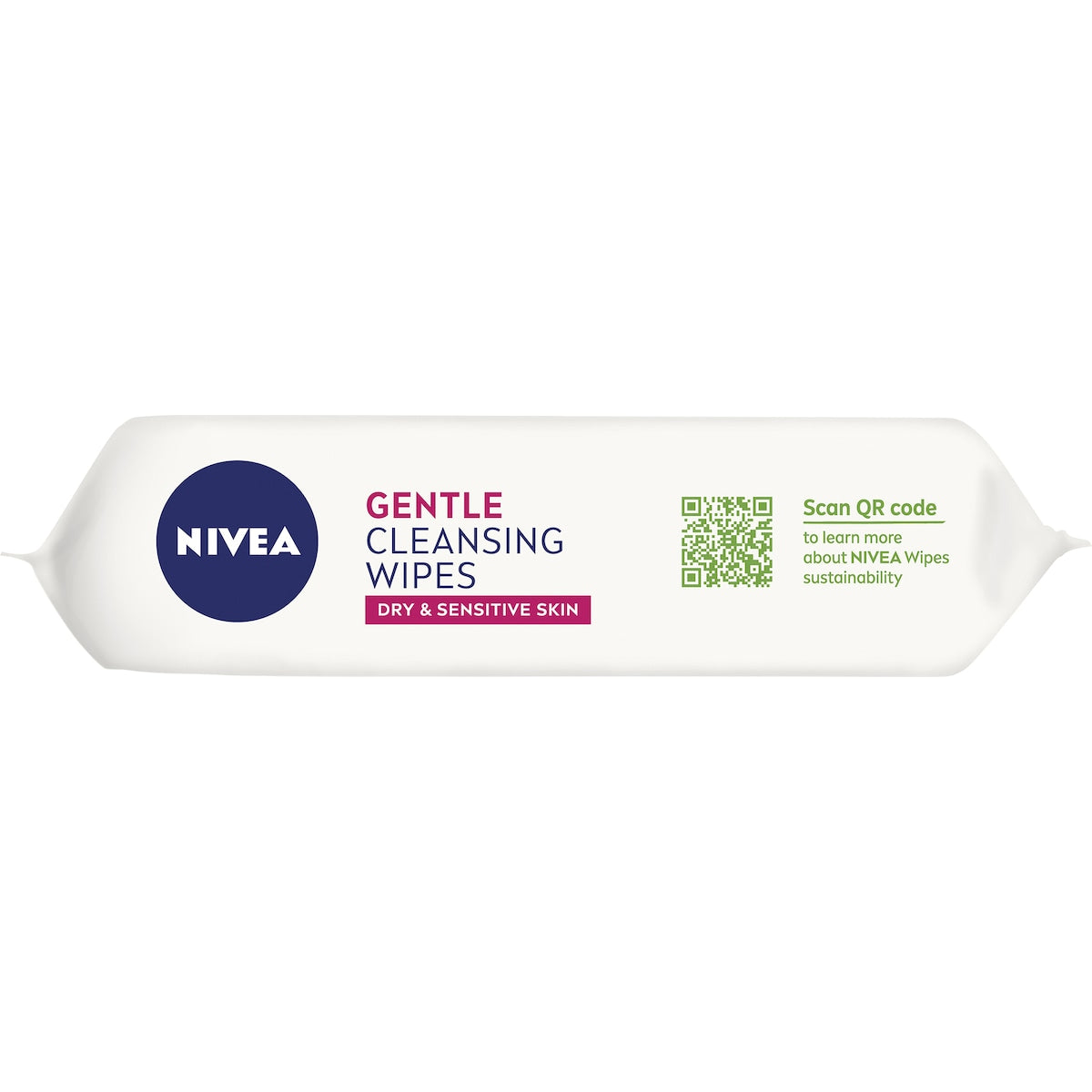 Nivea Gentle Biodegradable Face Cleansing Makeup Wipes 25 Pack