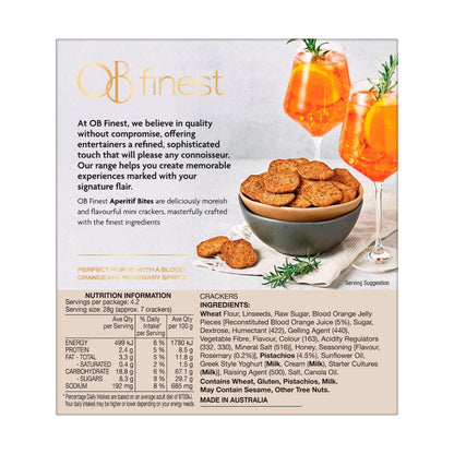 OB Finest Blood Orange Pistachio & Rosemary Bites - 120g
