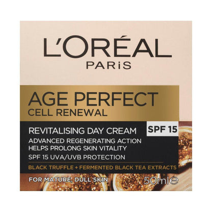 L'Oreal Age Perfect Cell Renewal Day Cream SPF 15 - 50mL