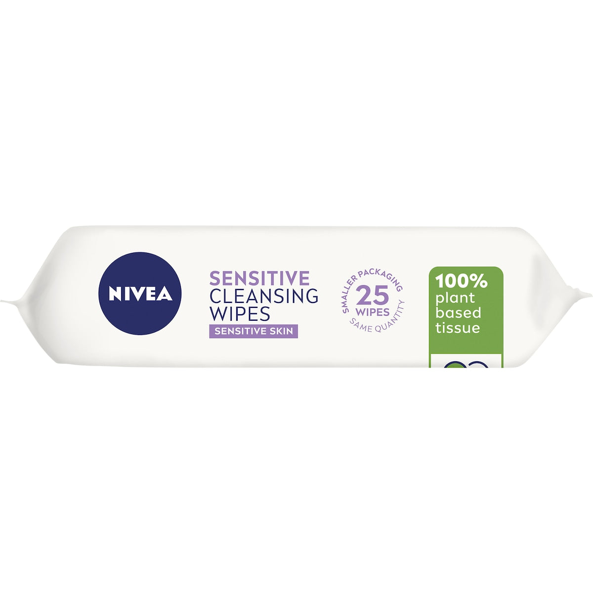 Nivea Sensitive Biodegradable Face Cleansing Makeup Wipes 25 Pack