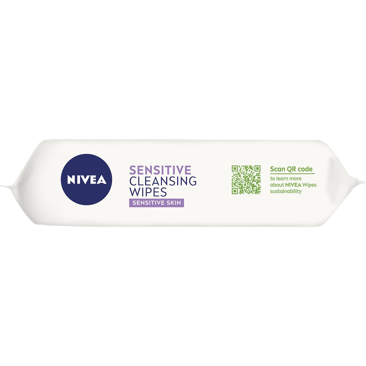 Nivea Sensitive Biodegradable Face Cleansing Makeup Wipes 25 Pack