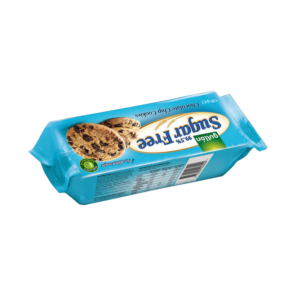 Gullon Sugar Free Chocolate Chip Cookies - 125g