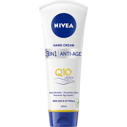 Nivea 3 In 1 Anti Age Care Hand Cream Enriched With Q10 100ml