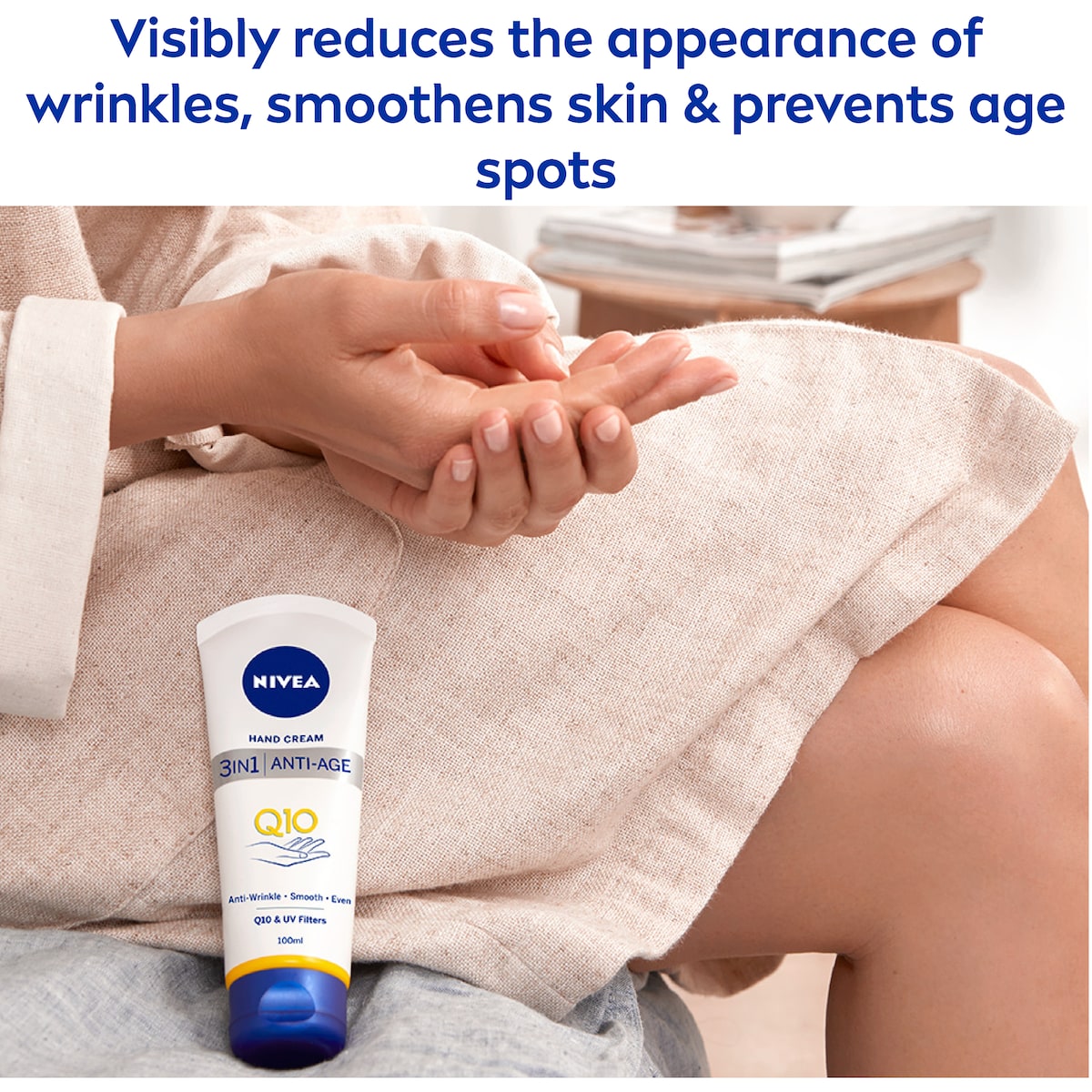 Nivea 3 In 1 Anti Age Care Hand Cream Enriched With Q10 100ml