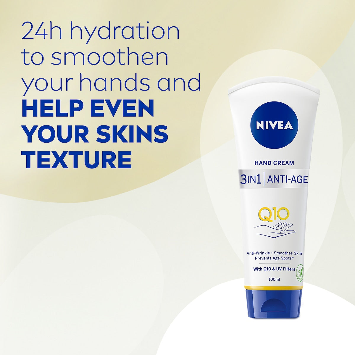 Nivea 3 In 1 Anti Age Care Hand Cream Enriched With Q10 100ml
