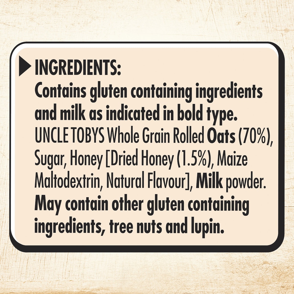 Uncle Tobys Oats Quick Sachets Family Pack Creamy Honey Porridge 700g