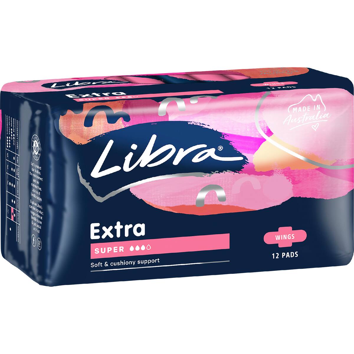 Libra Pads Wings Super 12 Pack