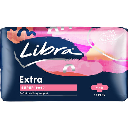Libra Pads Wings Super 12 Pack