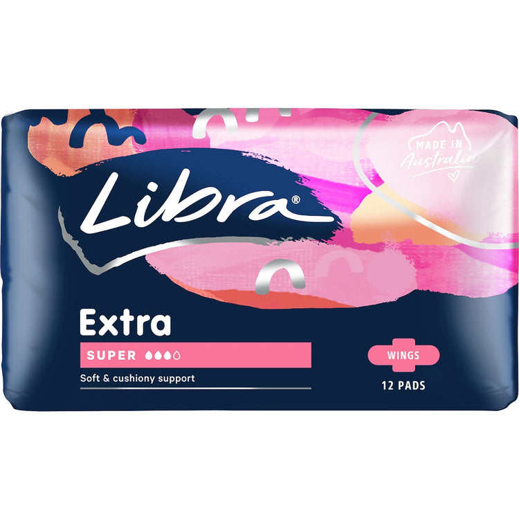 Libra Pads Wings Super 12 Pack