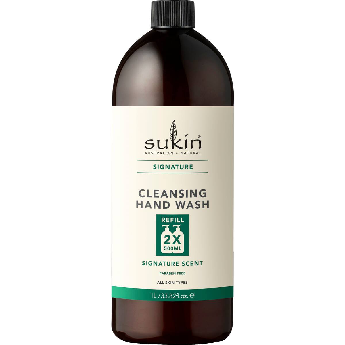 Sukin Cleansing Hand Wash Refill 1l