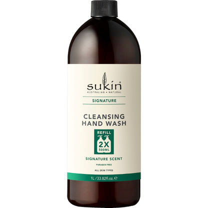 Sukin Cleansing Hand Wash Refill 1l