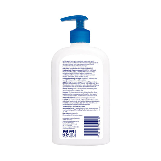 Cancer Council SPF 50+ Ultra Pump Sunscreen - 500mL
