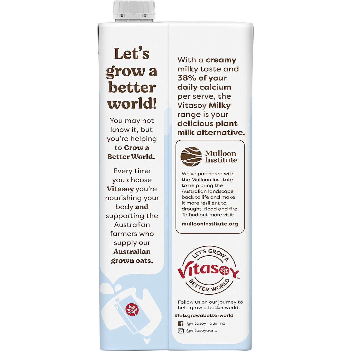 Vitasoy Oat Milky Long Life Milk Uht 1l