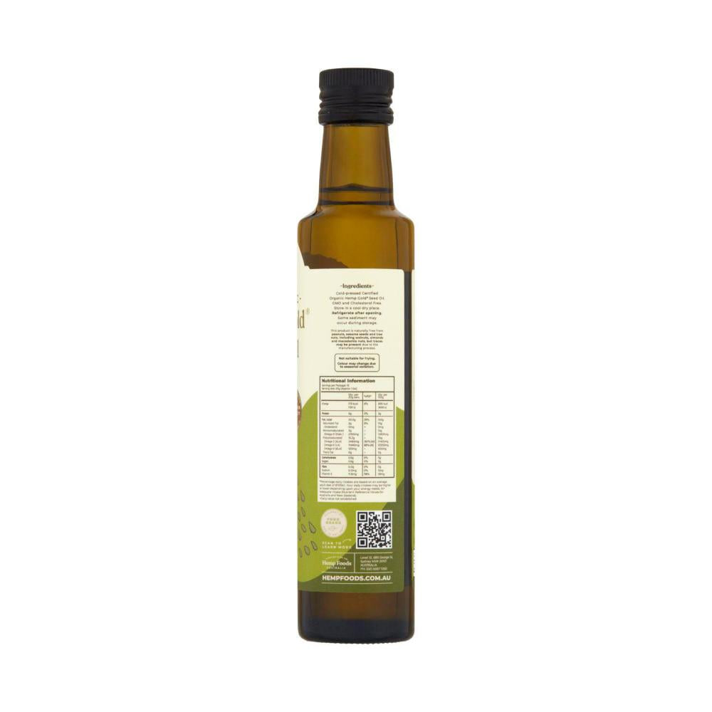 Hemp Foods Organic Hemp Gold Seed Oil - 250mL