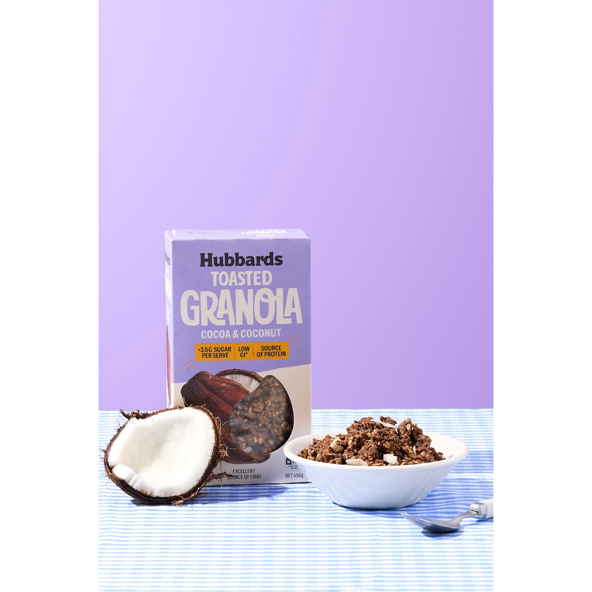 Hubbards Cocoa & Coconut Toasted Granola 450g