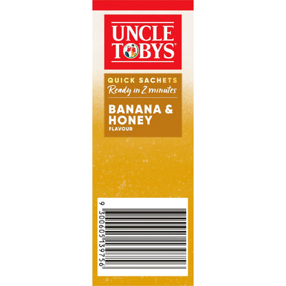 Uncle Tobys Big Bowl Oats Banana & Honey 8 Pack 368g