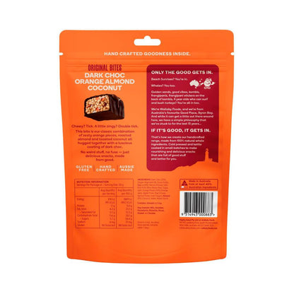 Wallaby Original Bites Dark Choc Orange Almond Coconut - 120g