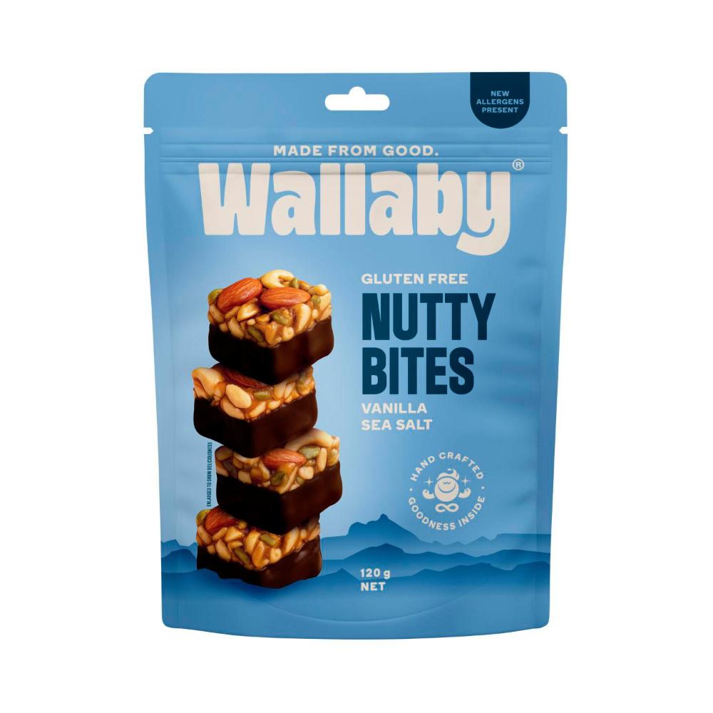 Wallaby Nutty Bites Sea Salt - 120g