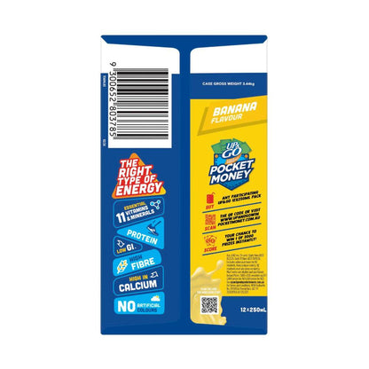 Sanitarium Up&go Liquid Breakfast Fridge Banana 12x250ml - 3L