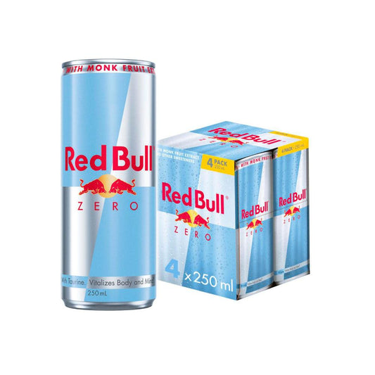 Red Bull Energy Drink Zero 250ml - 4 Pack