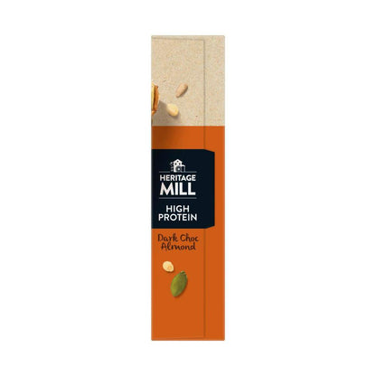 Heritage Mill High Protein Bars Dark Choc Almond - 200g