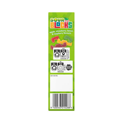 Nice & Natural Sour Fruit Blocks 6 Pack - 120g