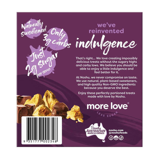 Noshu Low Carb Honeycomb Nougat Indulgence Bars 5 Pack - 150g