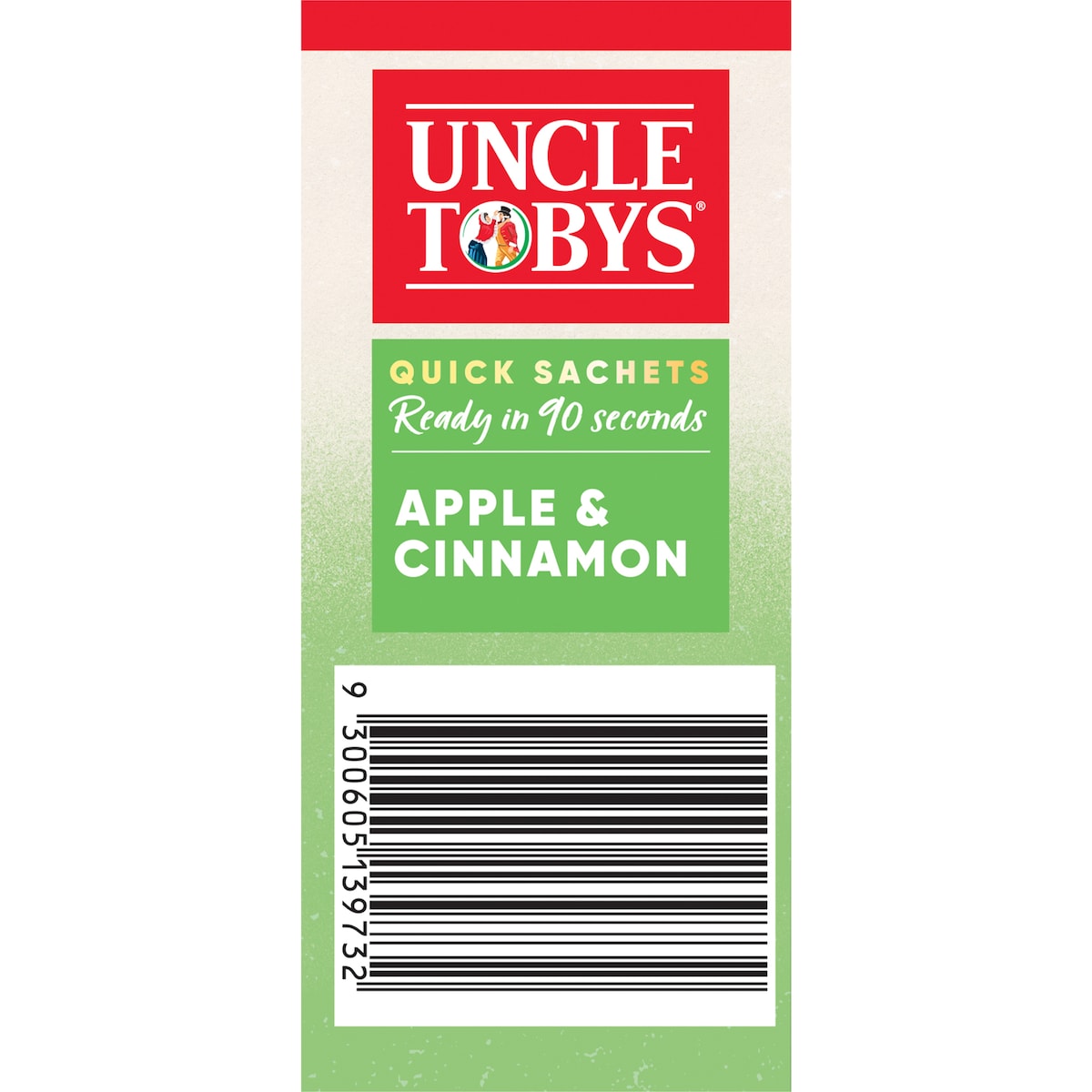 Uncle Tobys Oats Quick Sachets Apple & Cinnamon Porridge 350g