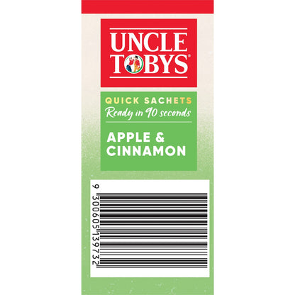 Uncle Tobys Oats Quick Sachets Apple & Cinnamon Porridge 350g
