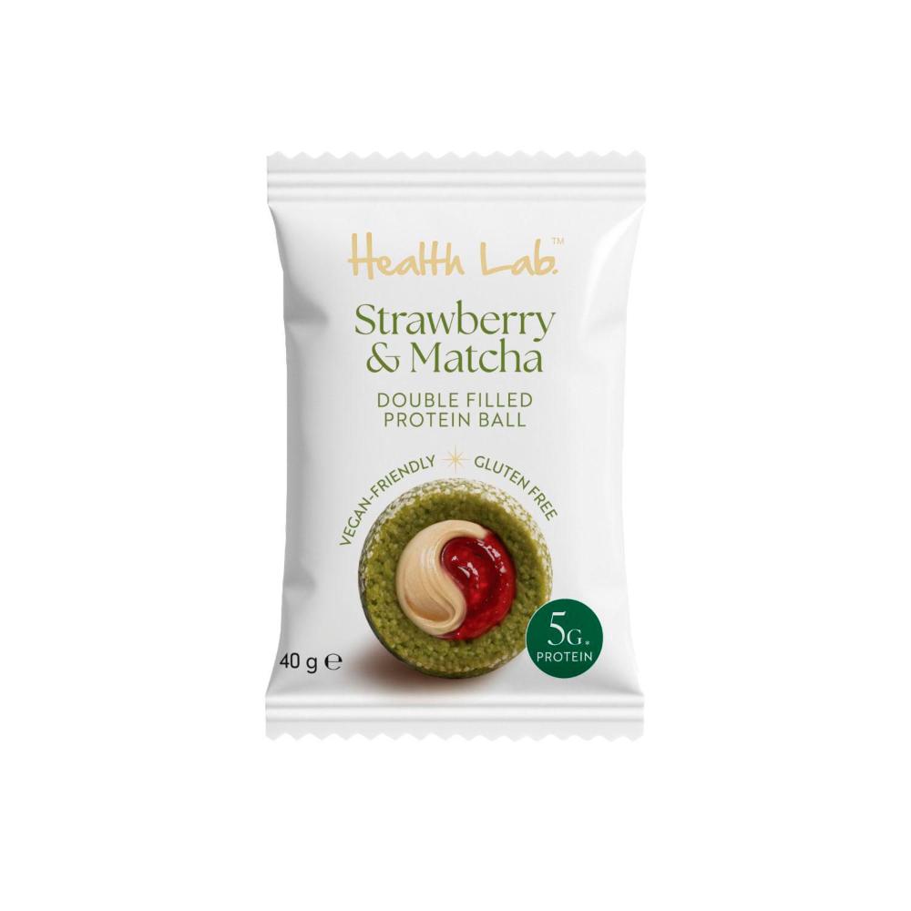 Health Lab Strawberry & Matcha Double Filled Protein Balls - 40g