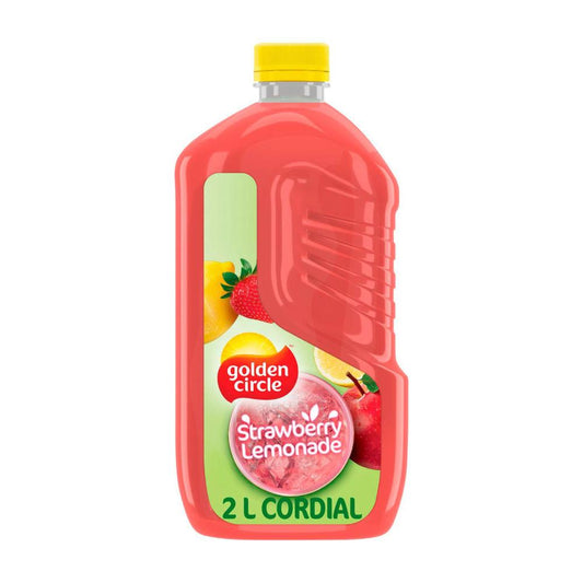 Golden Cire Cordial Strawberry Lemonade - 2L