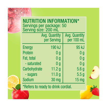 Golden Cire Cordial Strawberry Lemonade - 2L