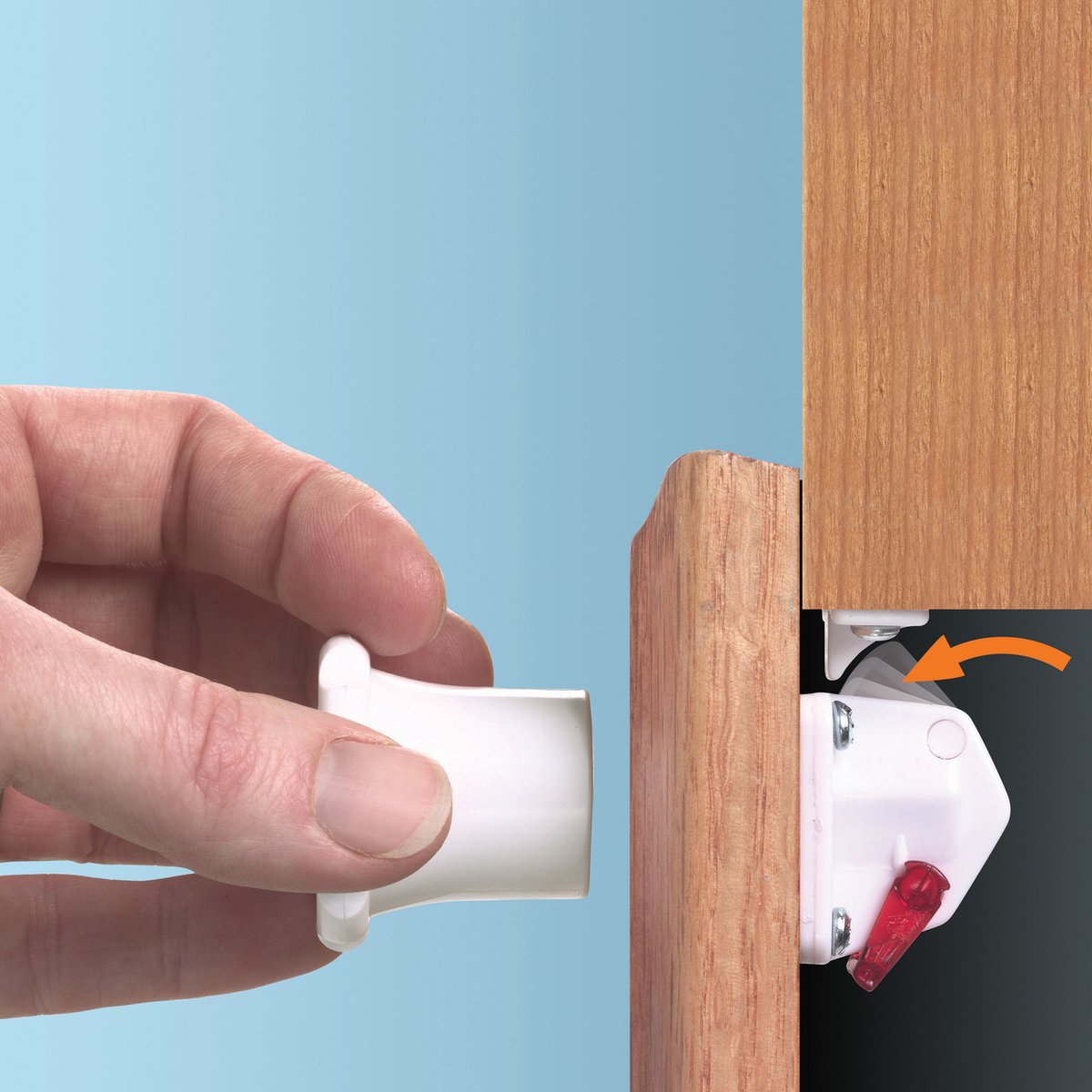 Dreambaby Child Safety Mag Lock 4 Magnetic Lock System White ABS Secure