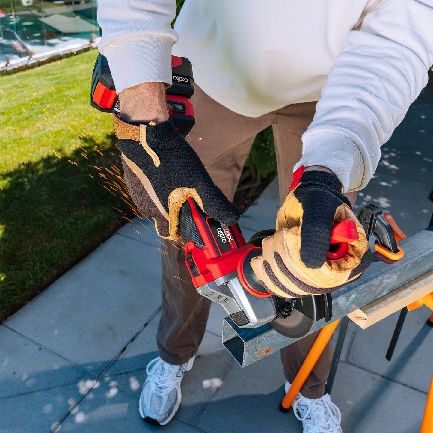 Ozito PXC Brushless Angle Grinder - 125mm - Skin Only