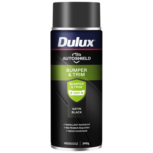 Dulux Autoshield Spray Paint - 340g - Satin Black