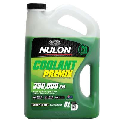 Nulon Green Coolant Premix - Type A - 5L