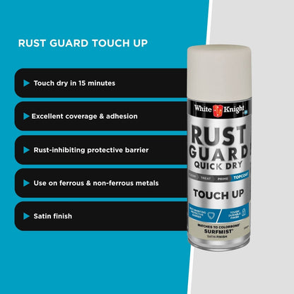 White Knight Rust Guard Spray Paint - 300g - Surfmist