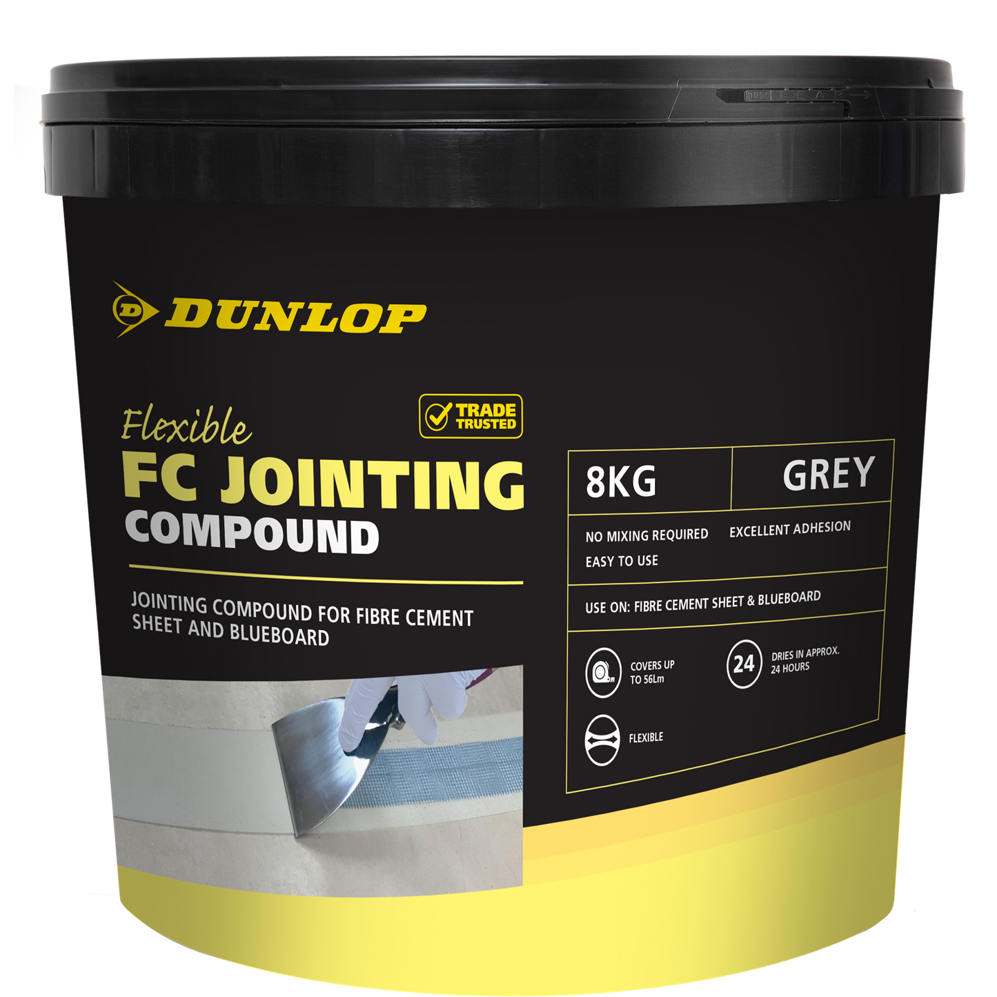 Dunlop Fibre Cement Jointing Compound - 8kg