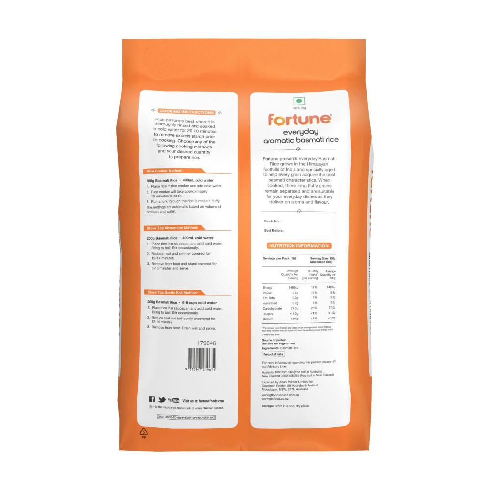 Fortune Everyday Basmati Rice - 10kg