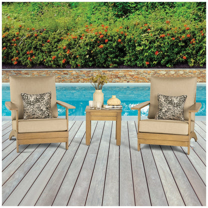 Atleisure Westerly Seating 3 Piece Set Ash