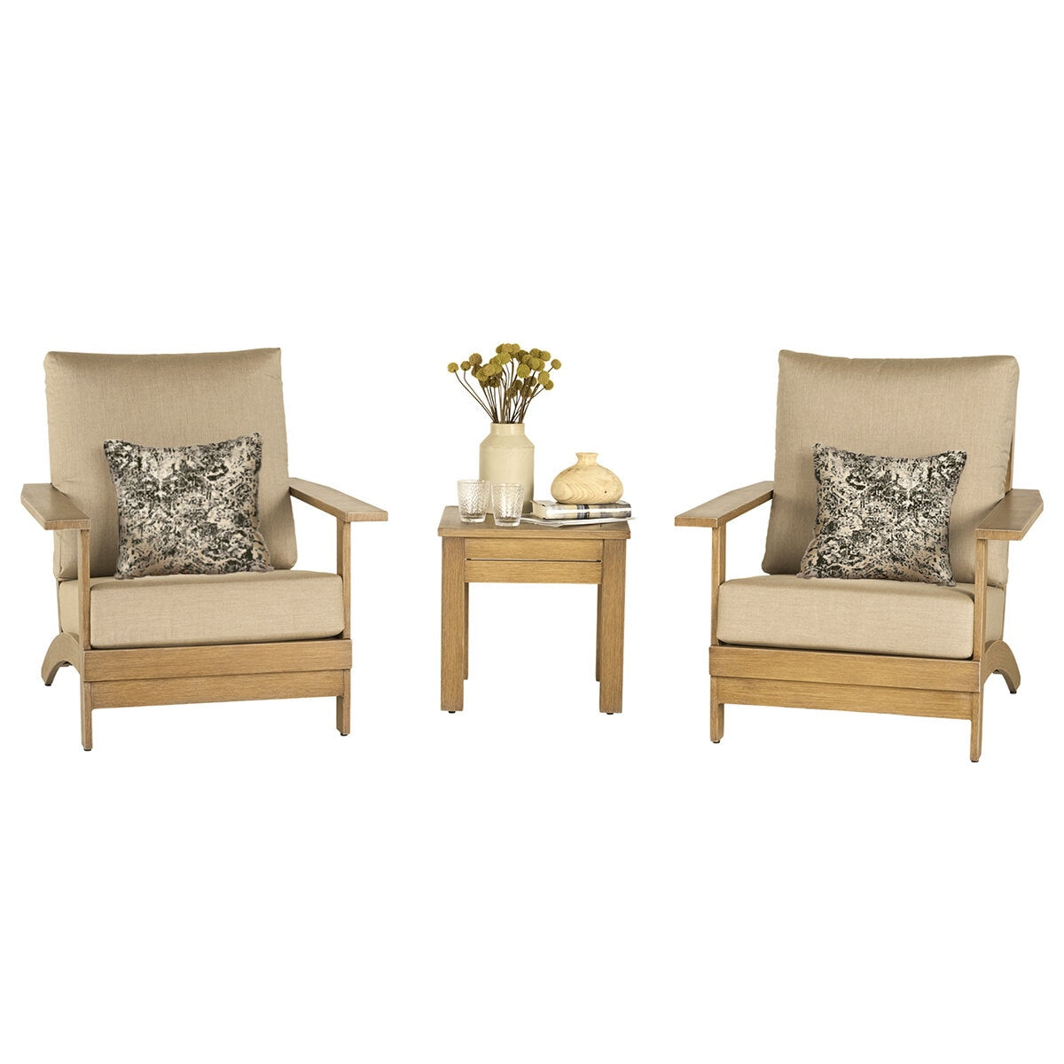 Atleisure Westerly Seating 3 Piece Set Ash