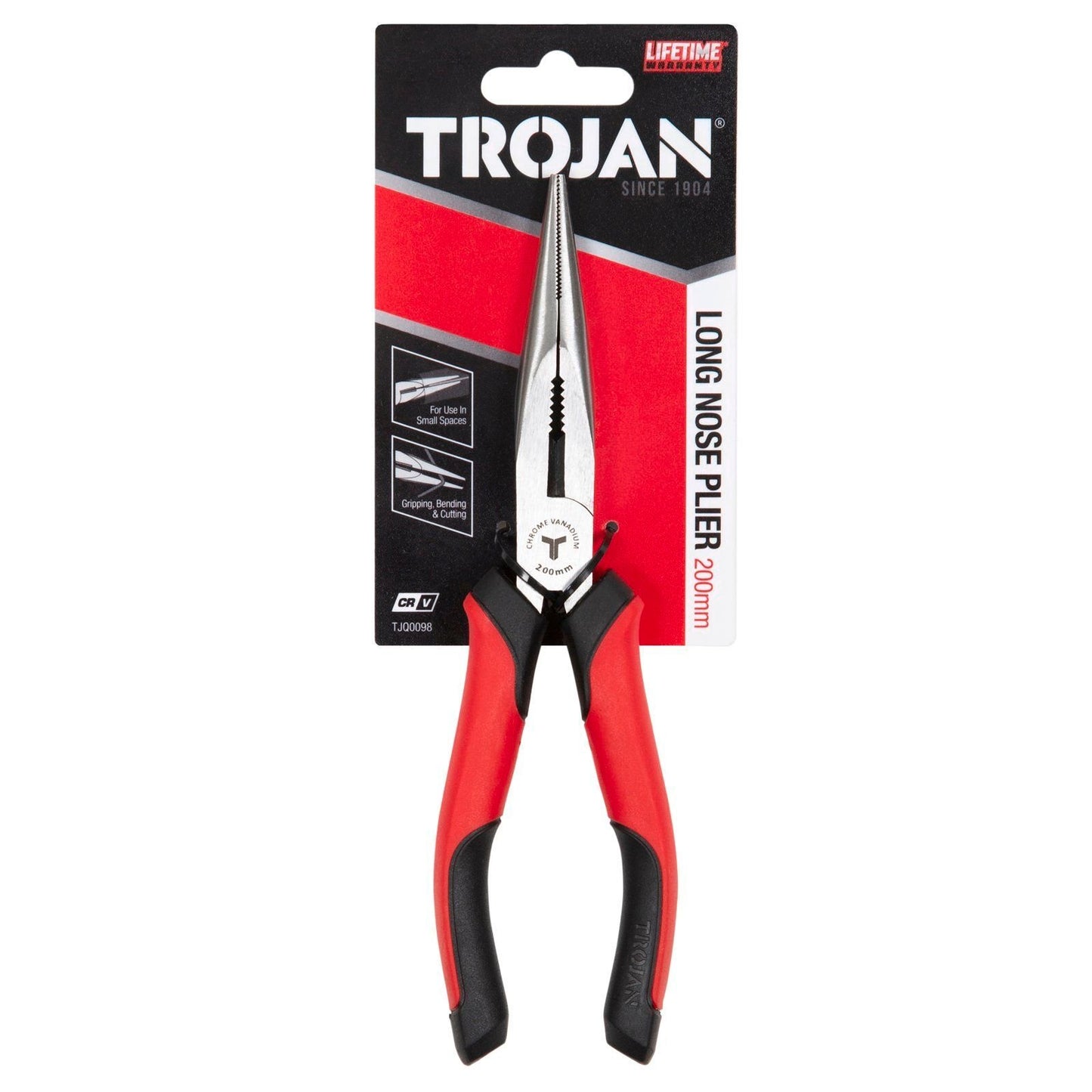 Trojan Long Nose Plier - 200mm