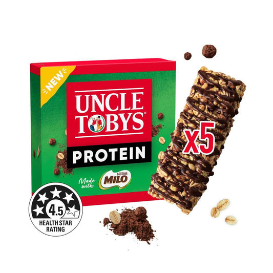 Une Tobys Muesli Bar Protein Milo - 175g