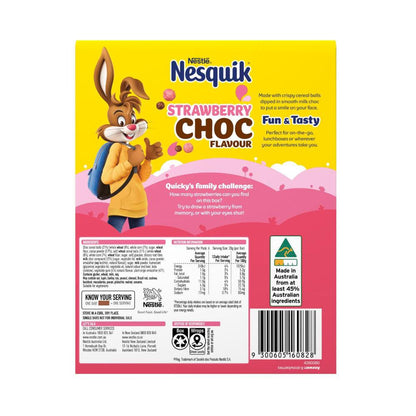 Nestle Nesquik Bar Strawberry Choc Flavour - 120g