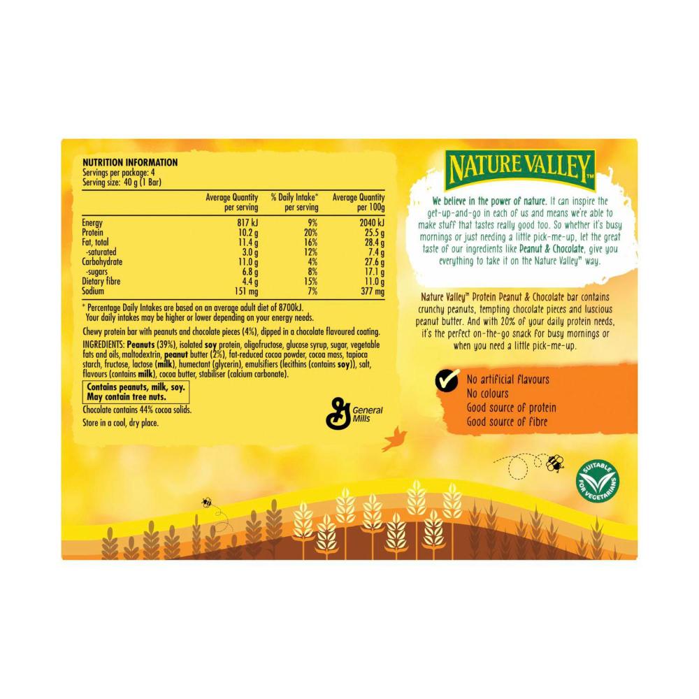 Nature Valley Protein Bar Peanut & Chocolate - 160g