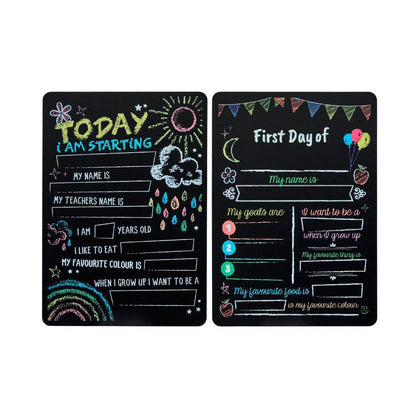 A4 Size First Day Of School Blackboard - 1 Each