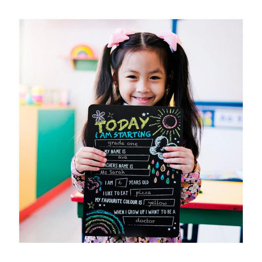 A4 Size First Day Of School Blackboard - 1 Each