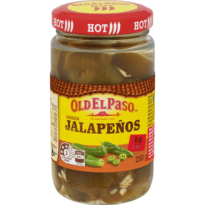 Old El Paso Green Jalapenos 250g