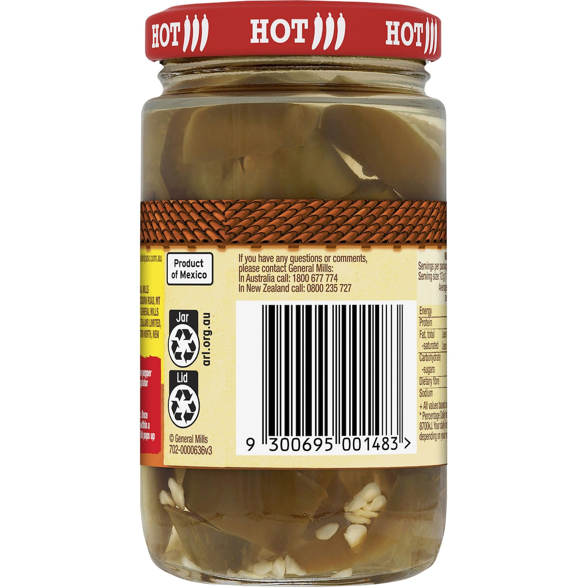Old El Paso Green Jalapenos 250g