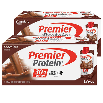 Premier Protein Chocolate Smooth Protein Shakes 24 x 325mL